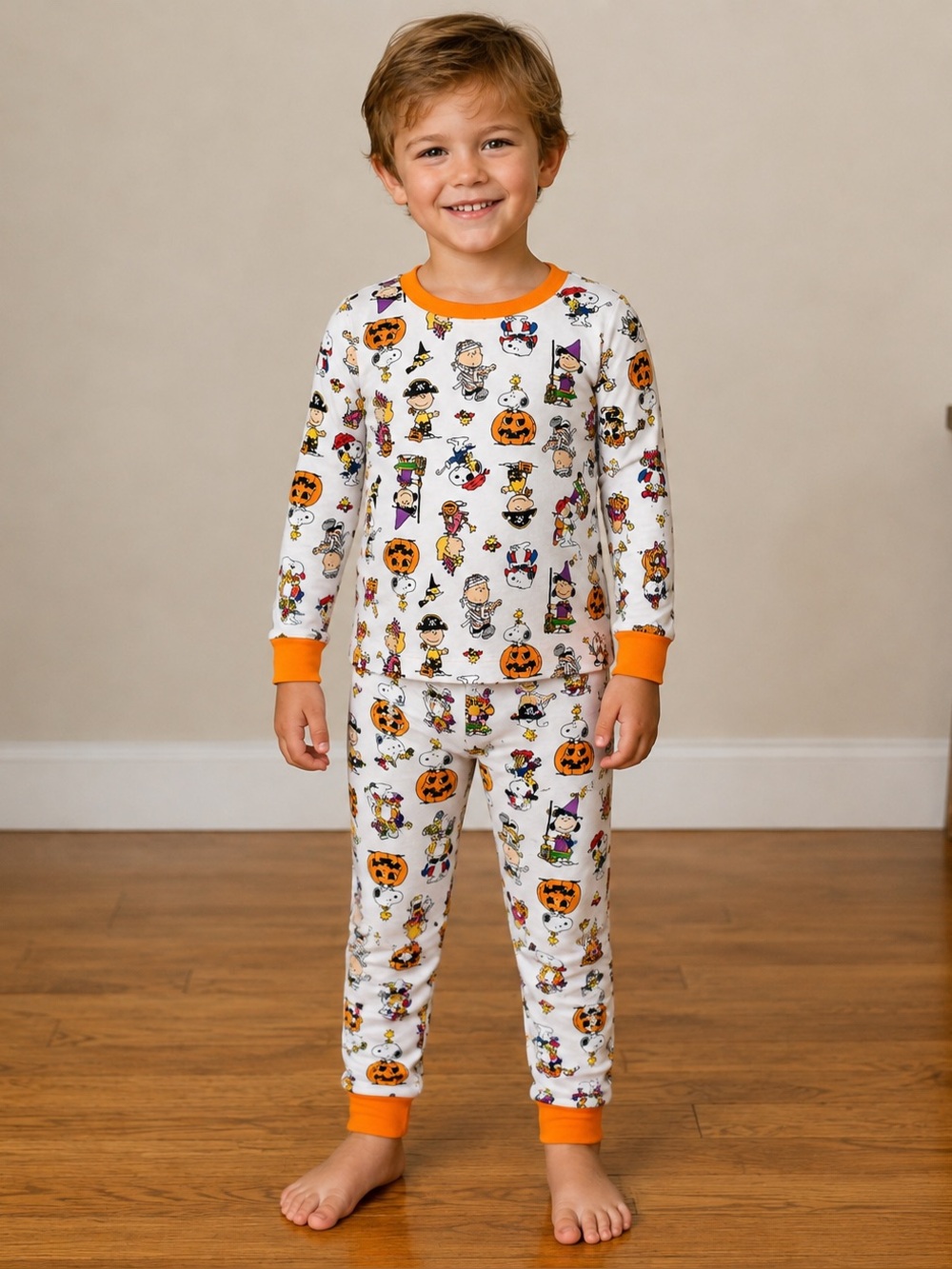 Peanuts Snoopy Halloween Long Sleeve Pajamas